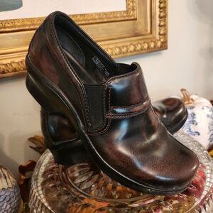 Ariat Sutter Pro Work Clog Brown Leather Slip-On 9.5 Antifatigue Mule🐴